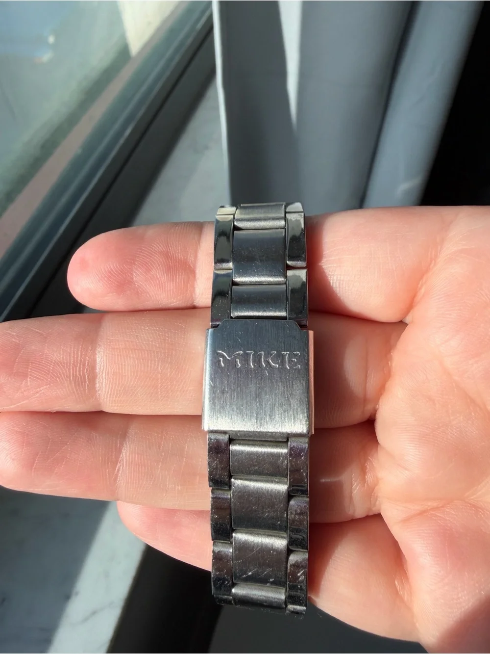 Mike women’s silver tone quartz watch/ water resistant/ working/ new battery